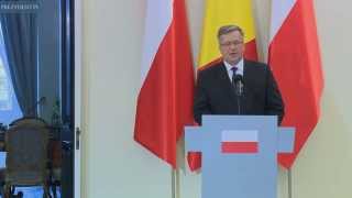 Prezydent Rumunii z wizytą w Polsce