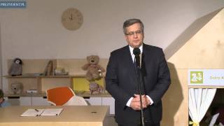 Prezydent RP Bronisław Komorowski podpisał projekt ustawy rodzinnej